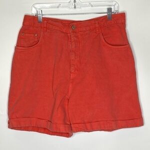 Vintage PS Gitano Button Fly Salmon Shorts Size 32/18W